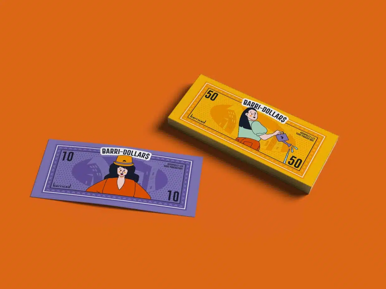 Objets promotionnels pour la marque RH