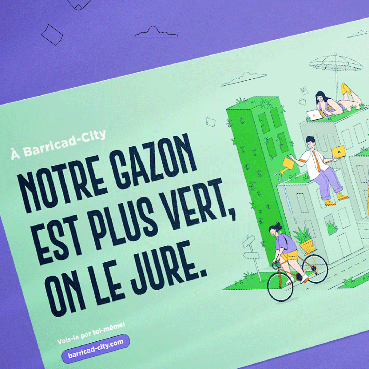 Affichage avec la marque employeur