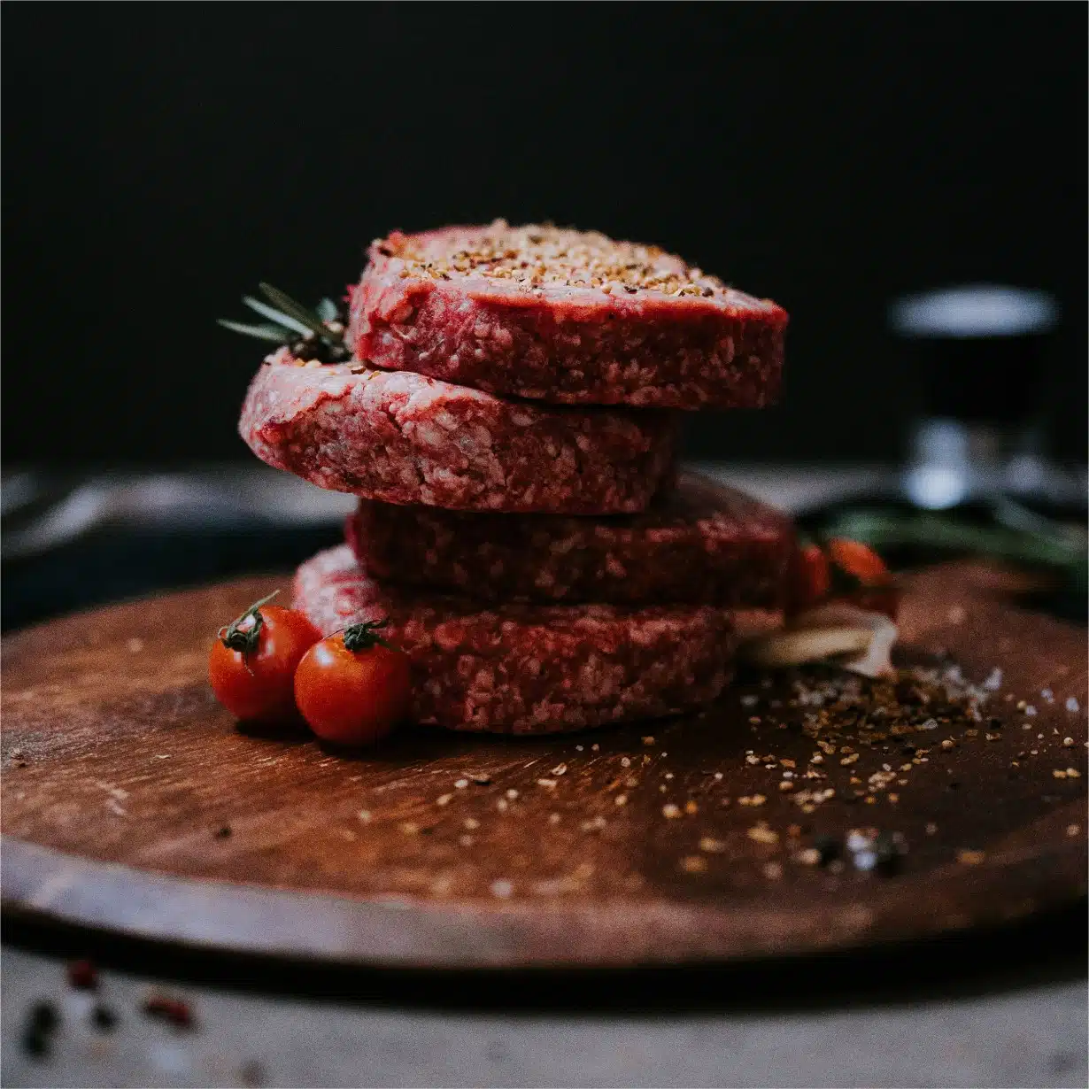 Production photo publicitaire de viande pour Les Élevages Westmount