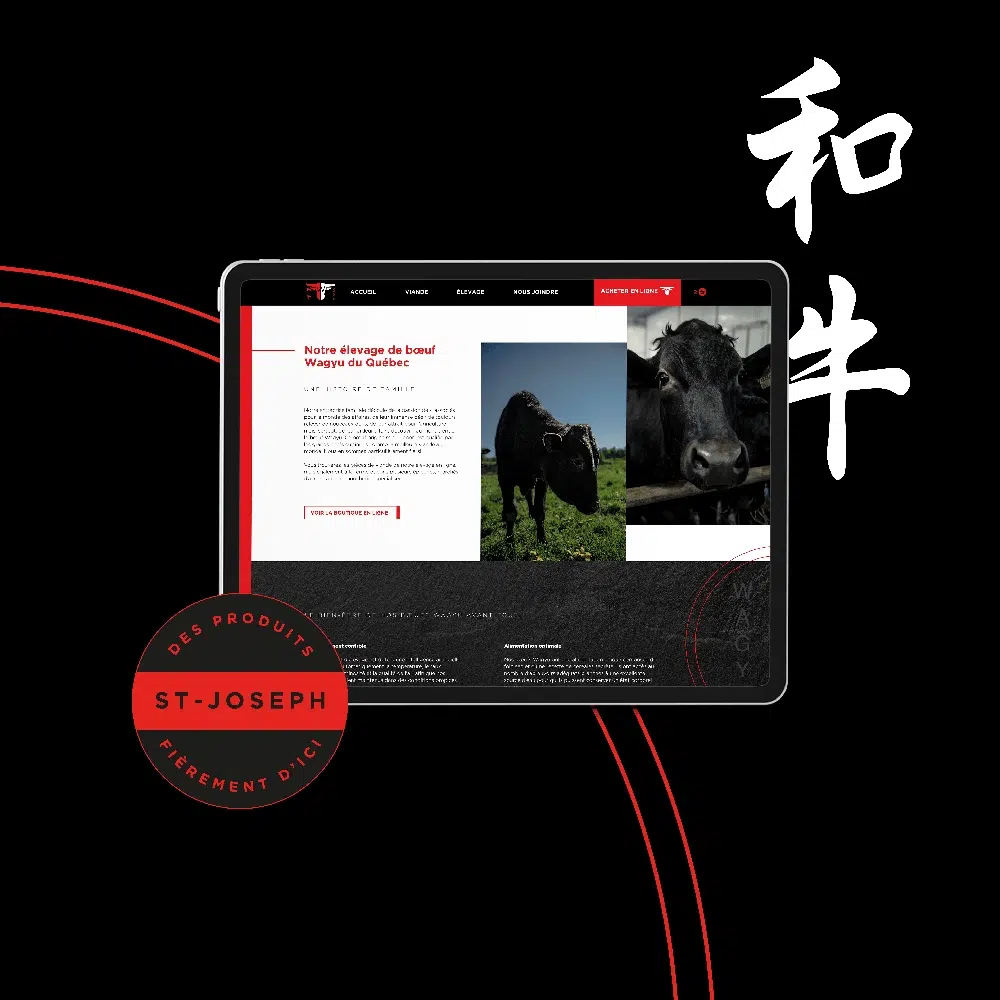 Adaptation responsive de la boutique en ligne pour Les Élevages Westmount