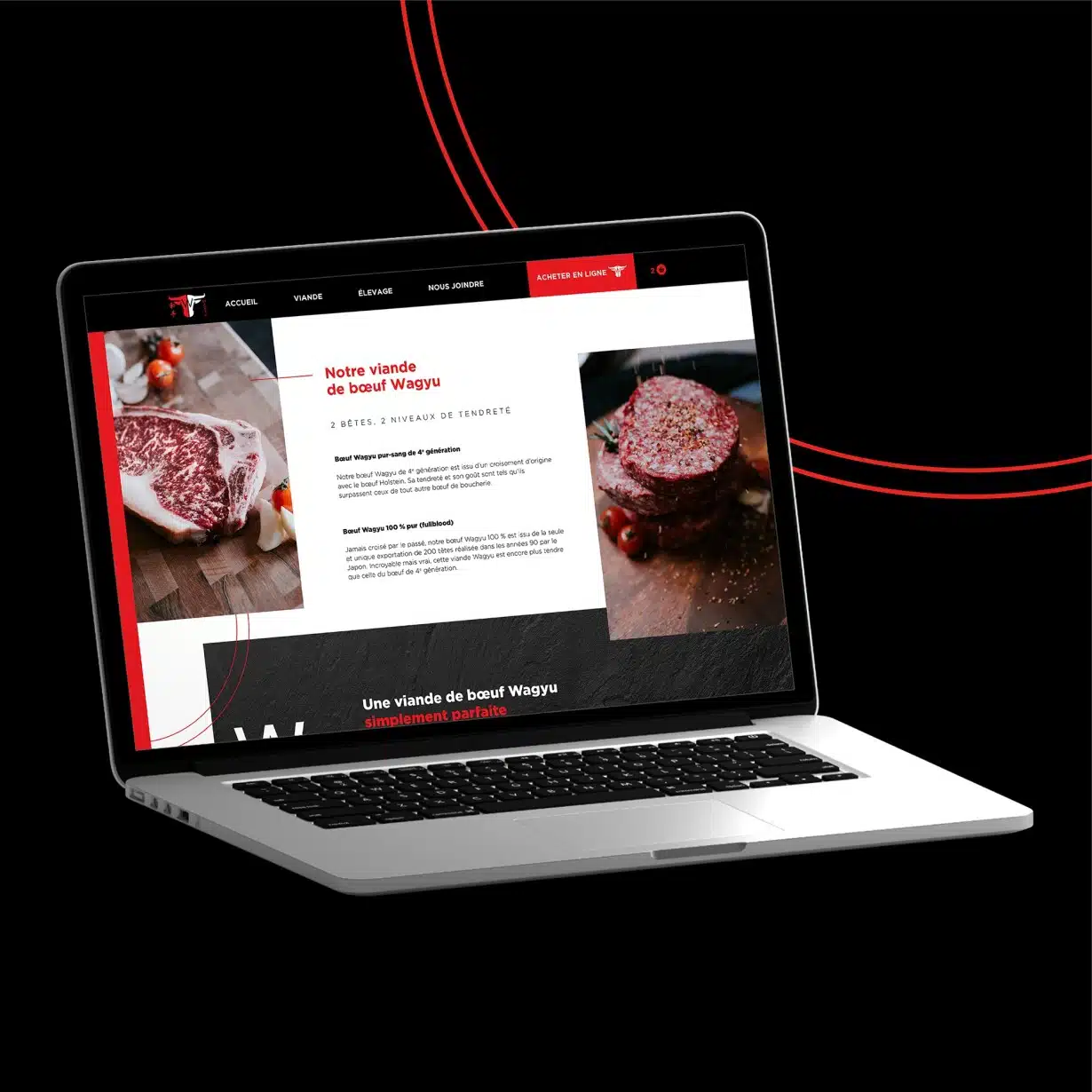 Développement boutique en ligne pour Les Élevages Westmount