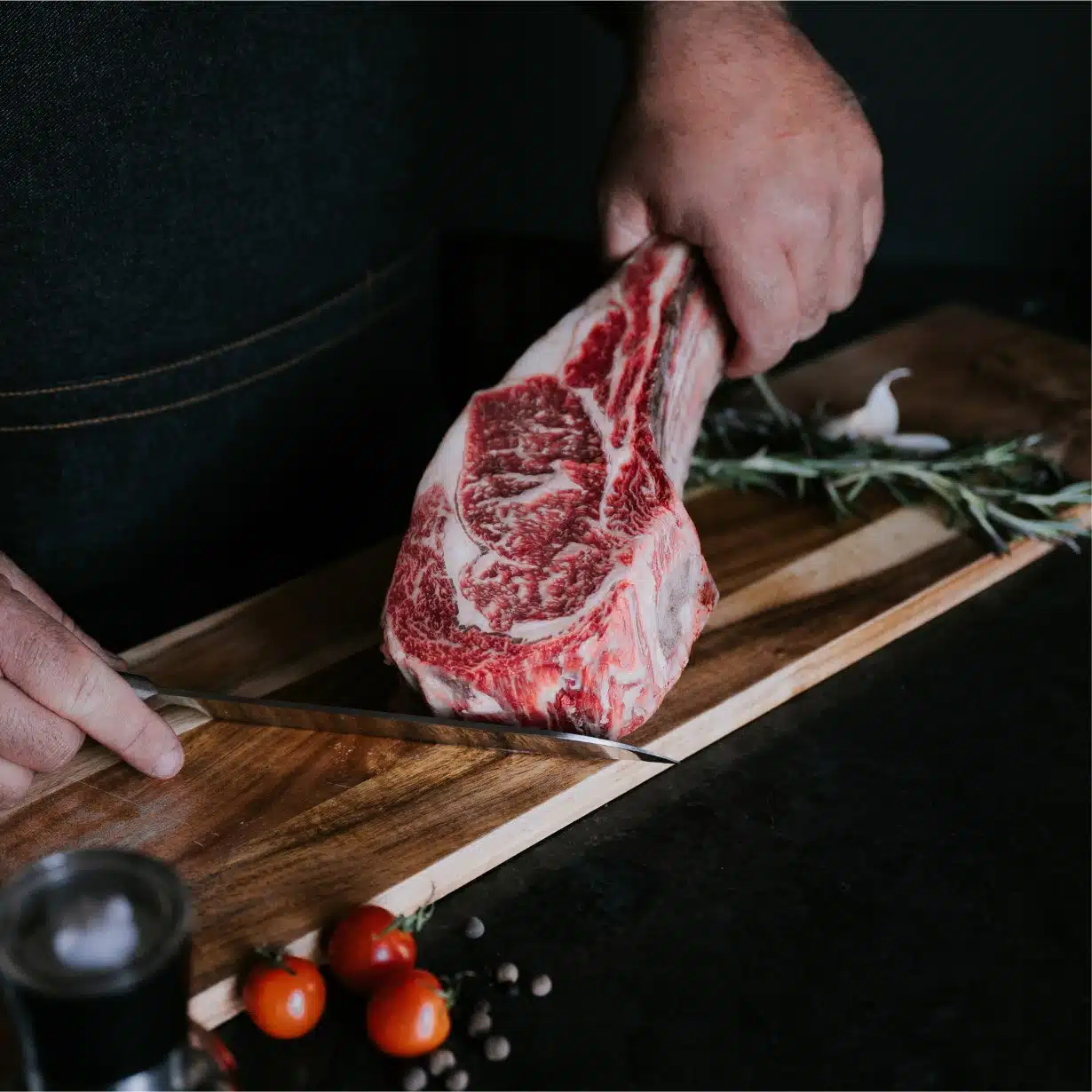 Photographie alimentaire de viande Les Élevages Westmount
