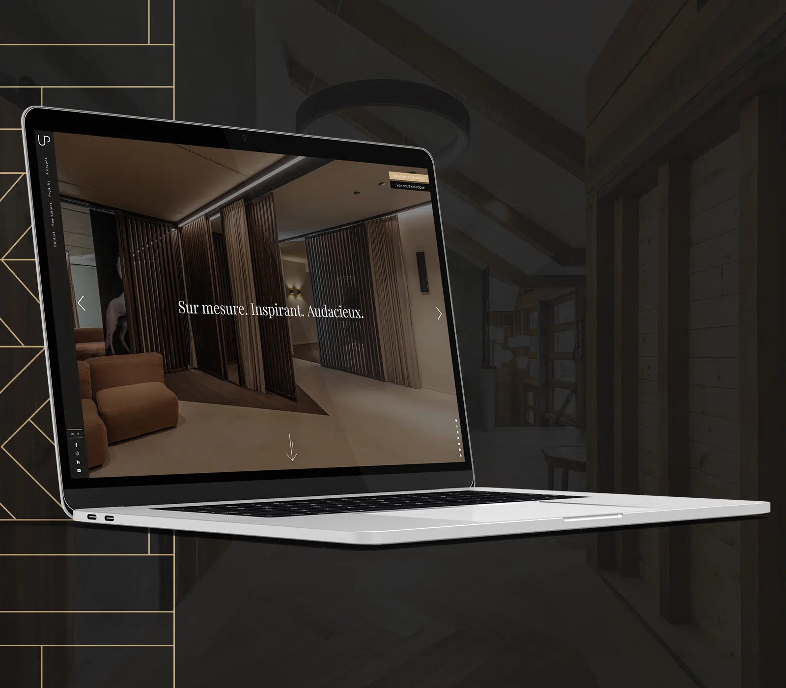 Développement du nouveau site web de Unik Parquet incluant la refonte graphique