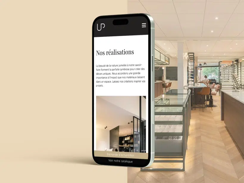 Développement d'un site web optimisé mobile pour l'entreprise Unik Parquet