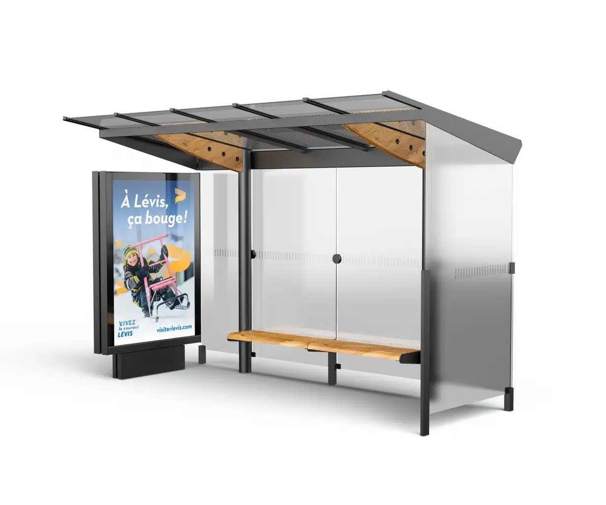 Ville-de-Lévis_Affiche traversier gare de Québec