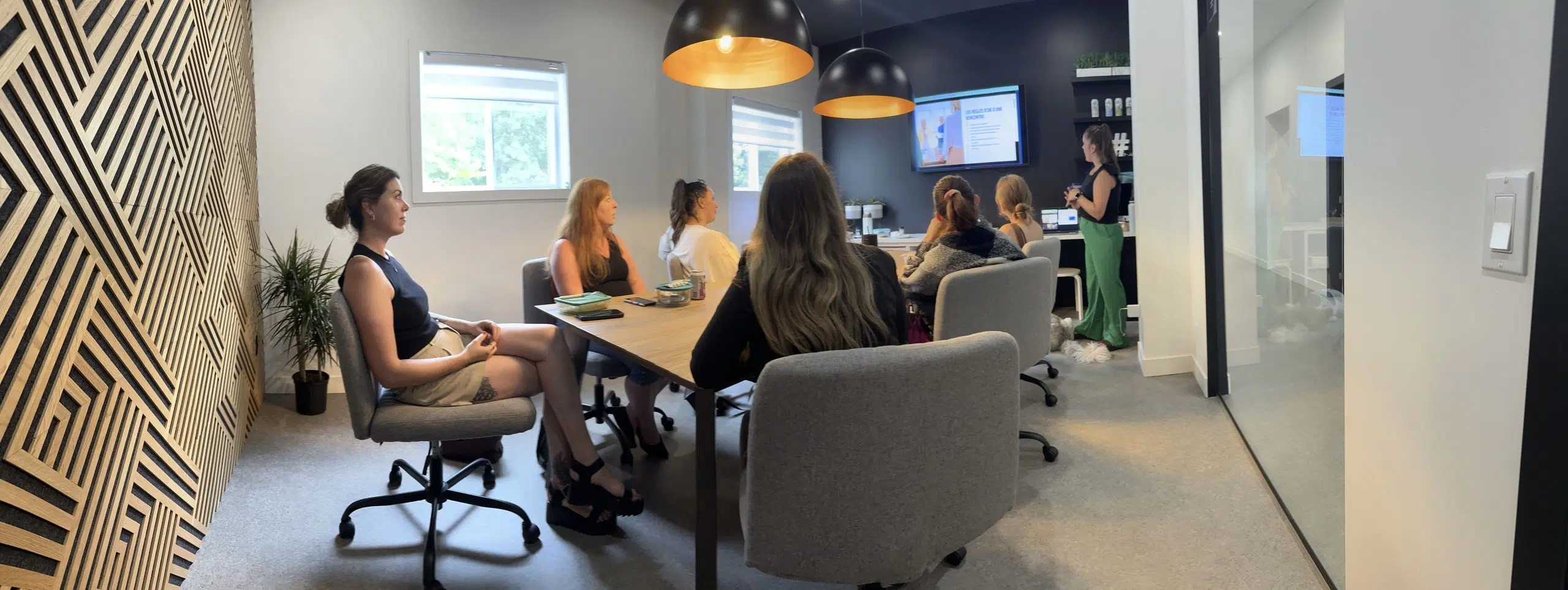 Dîner Lunch & Learn de notre équipe marketing au bureau