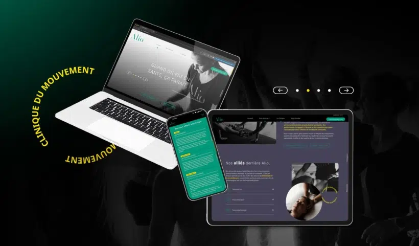 Conception web pour une clinique.