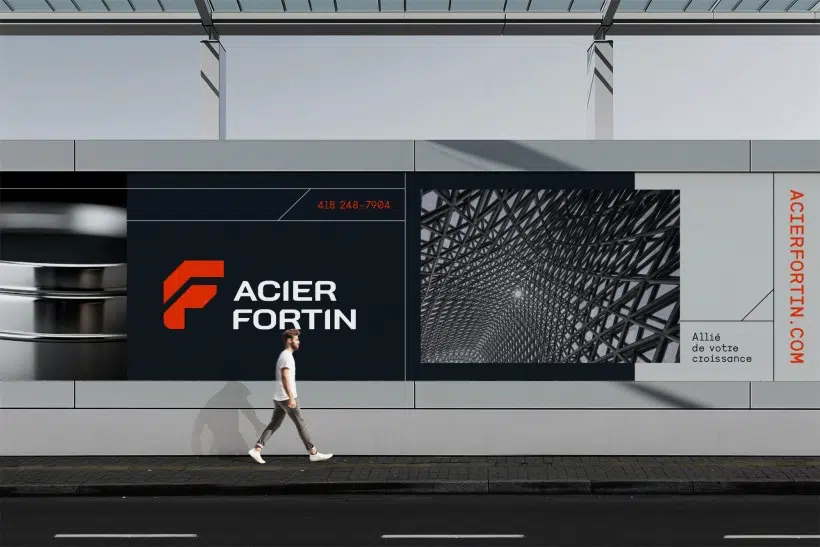 Affichage-Acier-Fortin-realisation